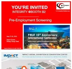 Image for article: Integrity (Thailand) to Showcase Pre-Employment Screening