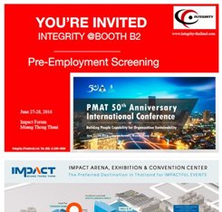 Featured image for: Integrity (Thailand) to Showcase Pre-Employment Screening